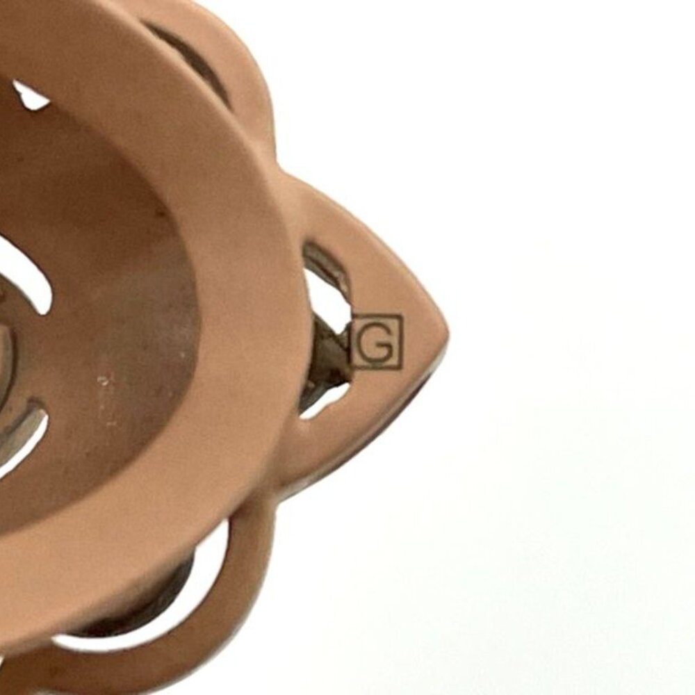 Gucci Michele Period Stone Faux Pearl Flower Ring 14 Ring - Picture 7 of 10